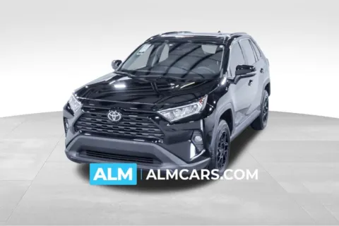 Black 2021 Toyota RAV4 XLE for sale in Union City, GA