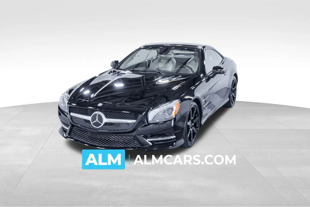 Black 2016 Mercedes-Benz SL-Class SL 400 Roadster for sale in Union City, GA
