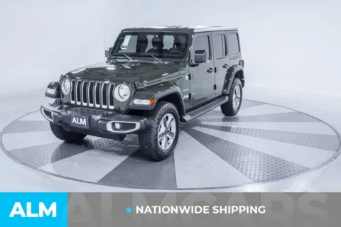 Photos of 2021 Jeep Wrangler Unlimited Sahara for sale in Union City, GA at ALM Kia South