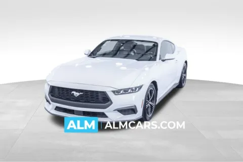 White 2024 Ford Mustang EcoBoost Premium for sale in Union City, GA