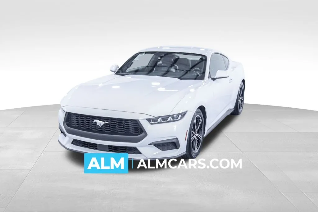 White 2024 Ford Mustang EcoBoost Premium for sale in Union City, GA