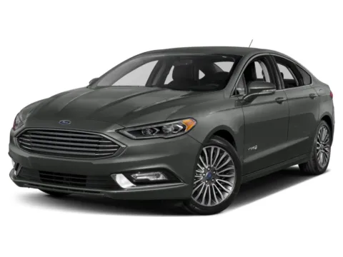 Blue 2017 Ford Fusion Hybrid Titanium for sale in Union City, GA