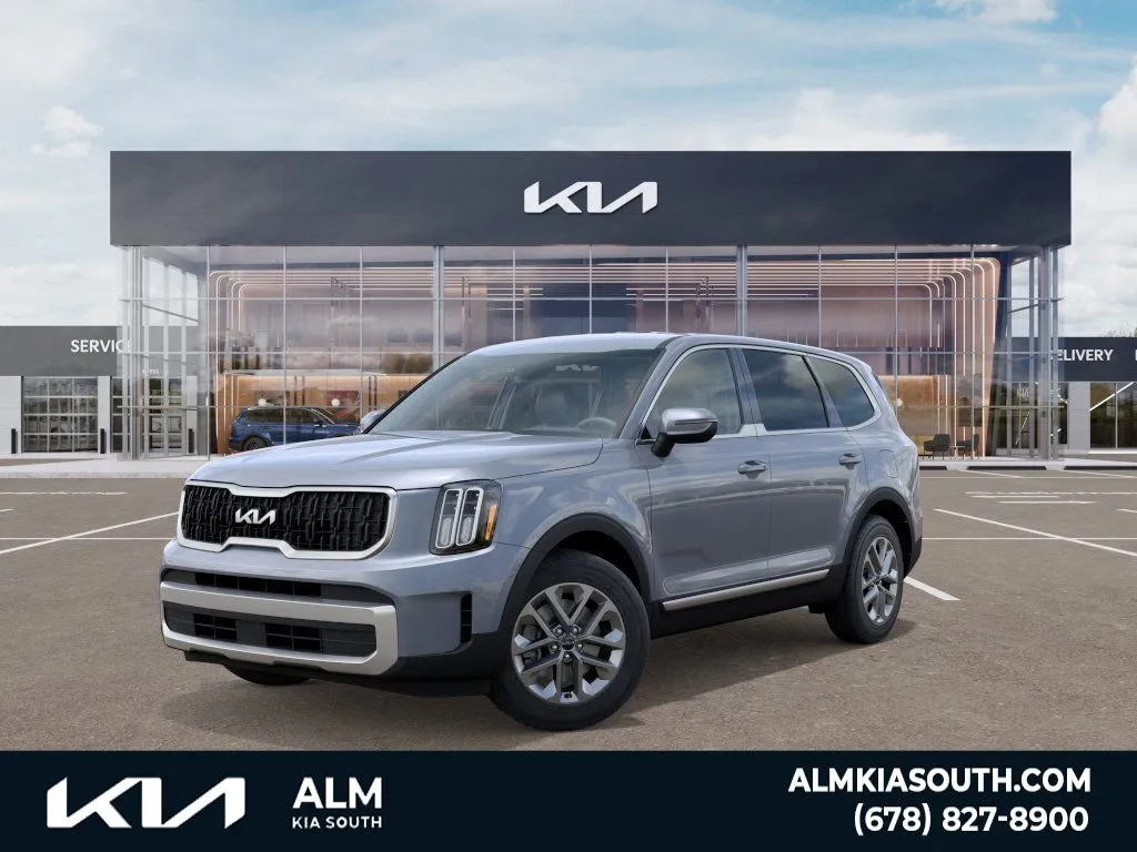 Silver 2025 Kia Telluride LX for sale in Union City, GA