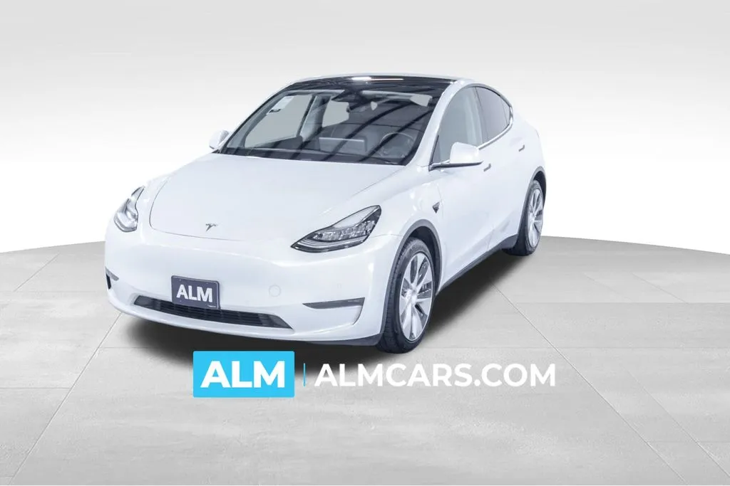 Used 2020 Tesla Model Y Long Range with VIN 5YJYGDEE1LF051023 for sale in Perry, GA