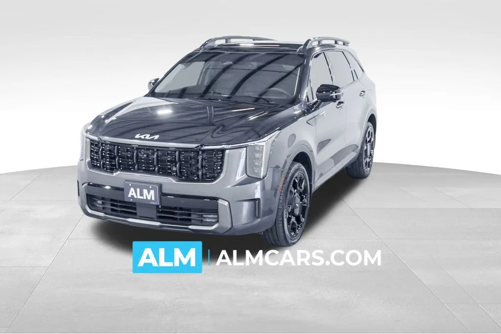 Gray 2024 Kia Sorento X-Line SX for sale in Union City, GA