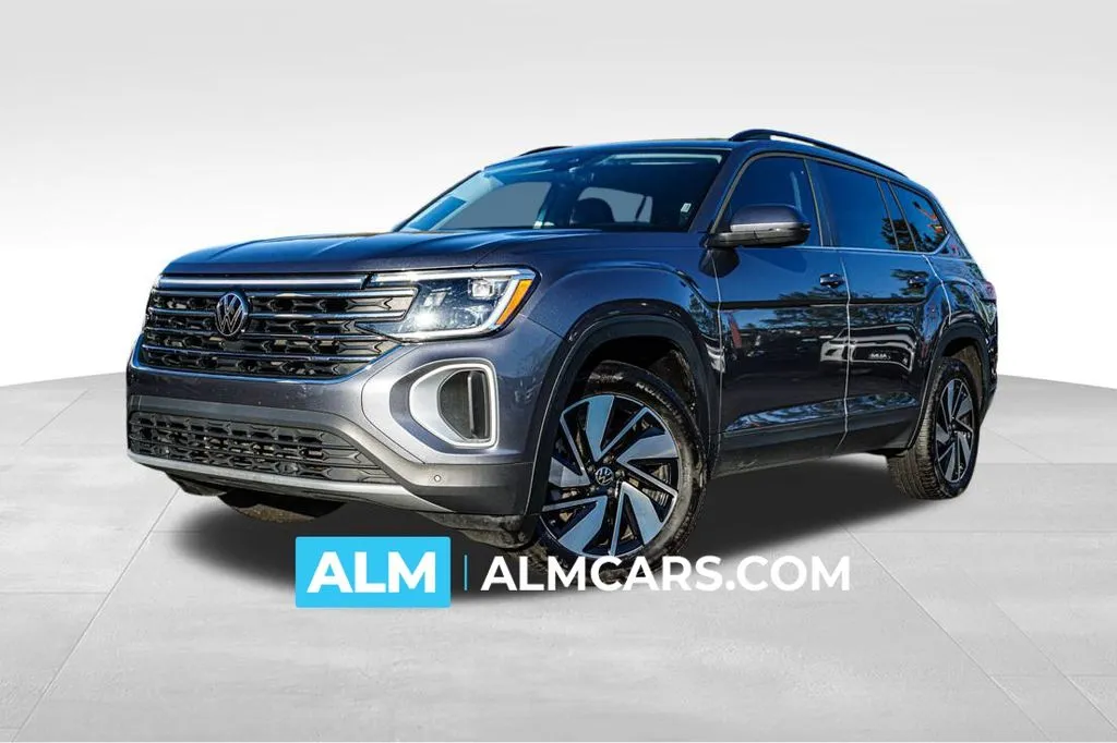 Black 2025 Volkswagen Atlas 2.0T SE w/Technology for sale in Kennesaw, GA