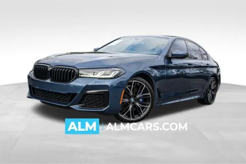 Blue 2023 BMW 5 Series 530i for sale in Kennesaw, GA