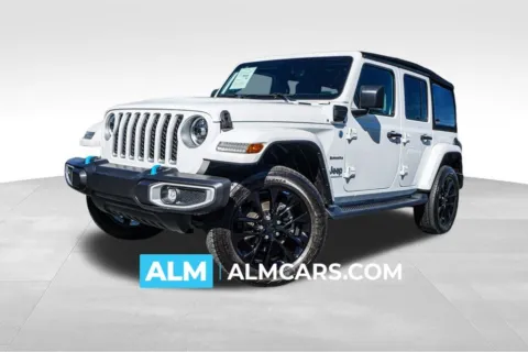 White 2023 Jeep Wrangler Sahara 4xe for sale in Kennesaw, GA