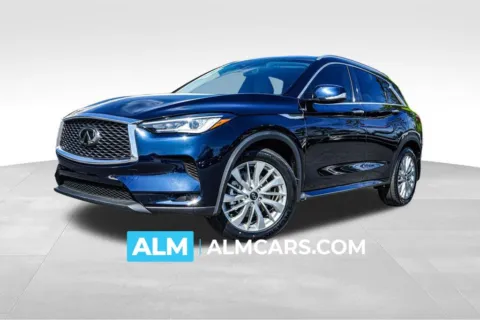 Blue 2023 INFINITI QX50 LUXE for sale in Kennesaw, GA