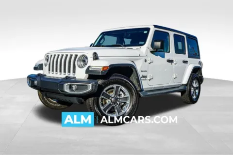 White 2018 Jeep Wrangler Unlimited Sahara for sale in Kennesaw, GA