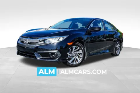 Black 2016 Honda Civic EX for sale in Kennesaw, GA