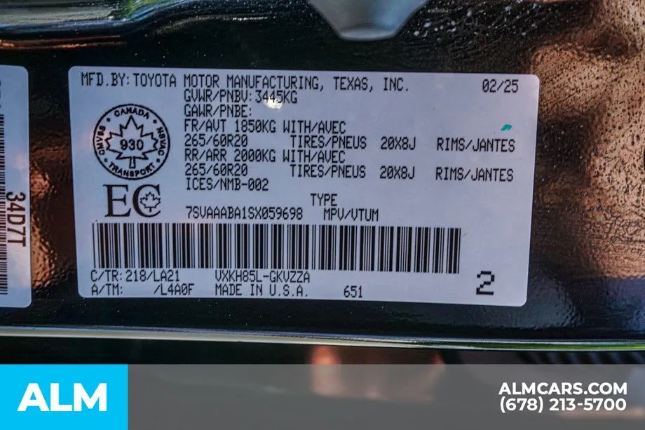 2025 Toyota Sequoia Platinum - Photo 65