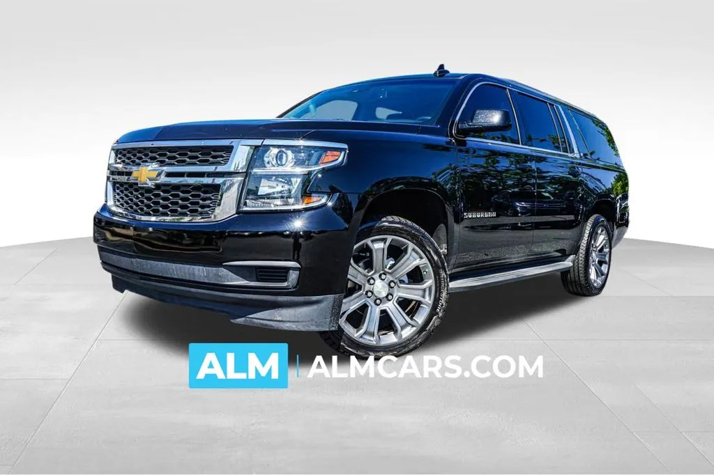 Black 2015 Chevrolet Suburban LT for sale in Kennesaw, GA