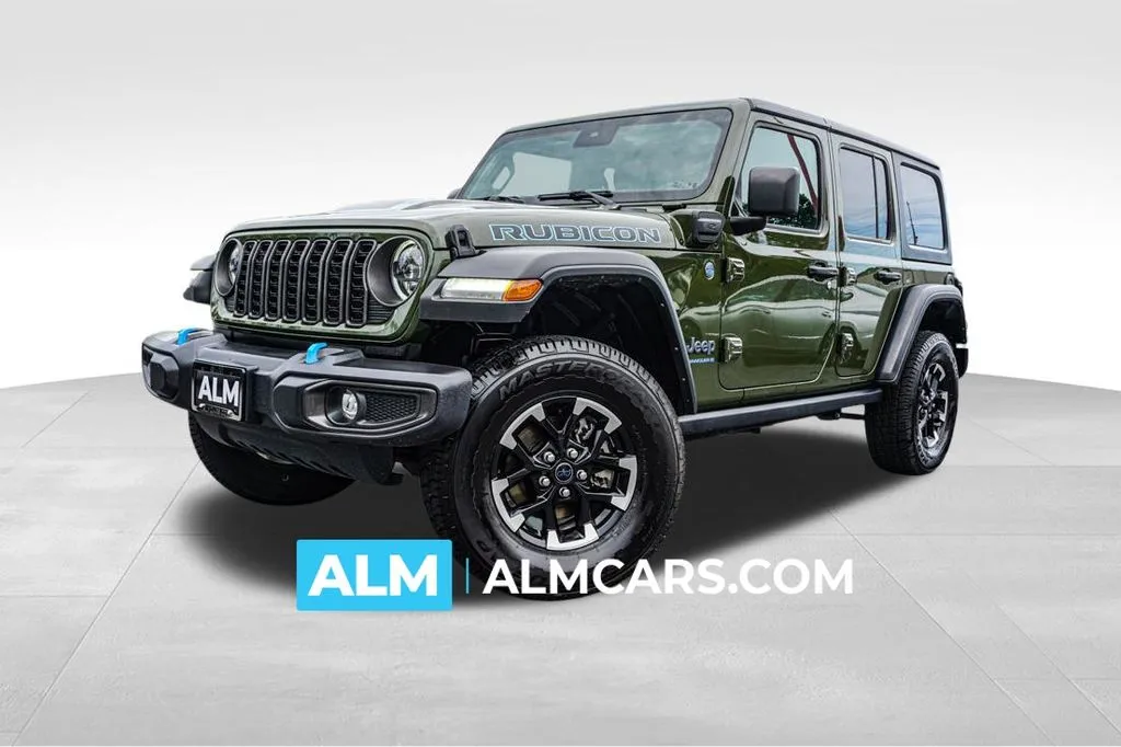 Green 2024 Jeep Wrangler Rubicon 4xe for sale in Kennesaw, GA