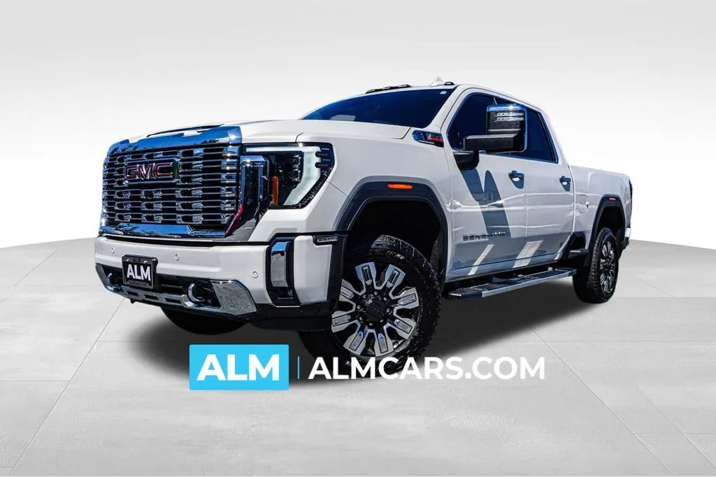 White 2024 GMC Sierra 3500 HD Denali for sale in Kennesaw, GA