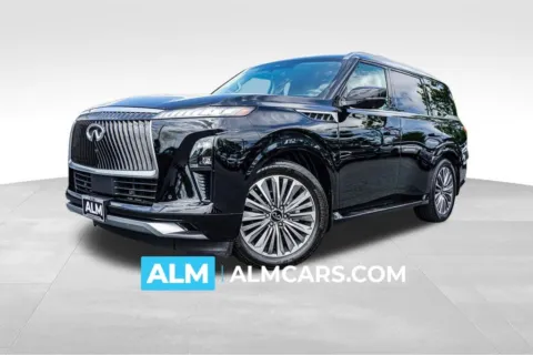 Black 2025 INFINITI QX80 LUXE for sale in Kennesaw, GA