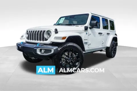 White 2024 Jeep Wrangler Sahara 4xe for sale in Kennesaw, GA