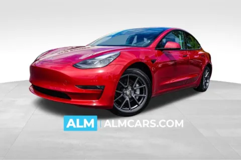Red 2021 Tesla Model 3 Standard Range Plus for sale in Kennesaw, GA