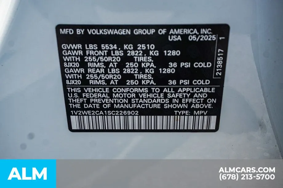 2025 Volkswagen Atlas Cross Sport SE w/Tech - Photo 59