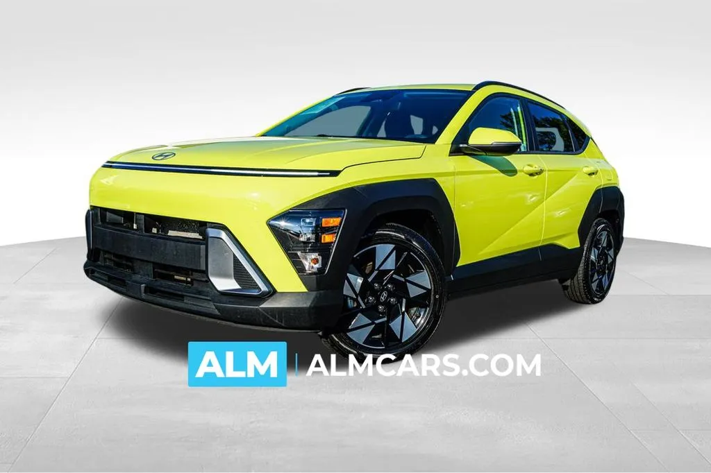 Yellow 2024 Hyundai Kona SEL for sale in Kennesaw, GA
