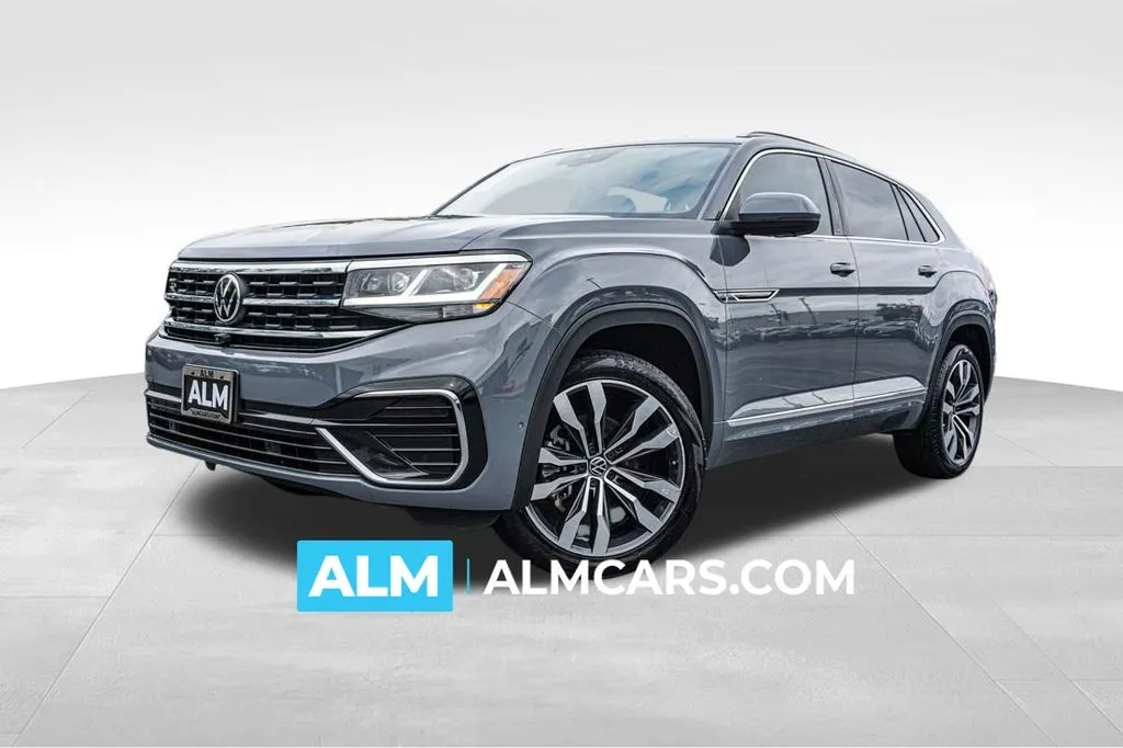 Gray 2022 Volkswagen Atlas Cross Sport 3.6L V6 SEL Premium R-Line for sale in Kennesaw, GA