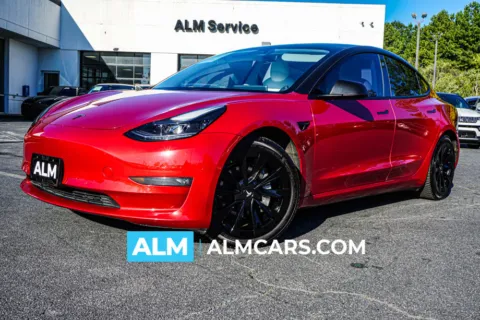 Red 2021 Tesla Model 3 Long Range for sale in Kennesaw, GA