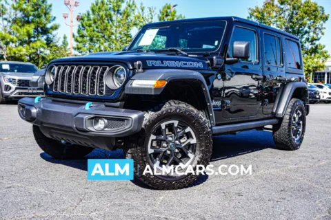 Black 2024 Jeep Wrangler Rubicon 4xe for sale in Kennesaw, GA