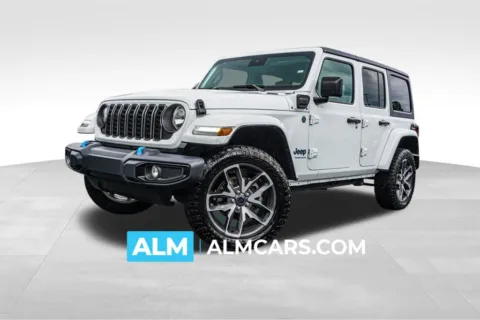 White 2024 Jeep Wrangler Sport S 4xe for sale in Kennesaw, GA