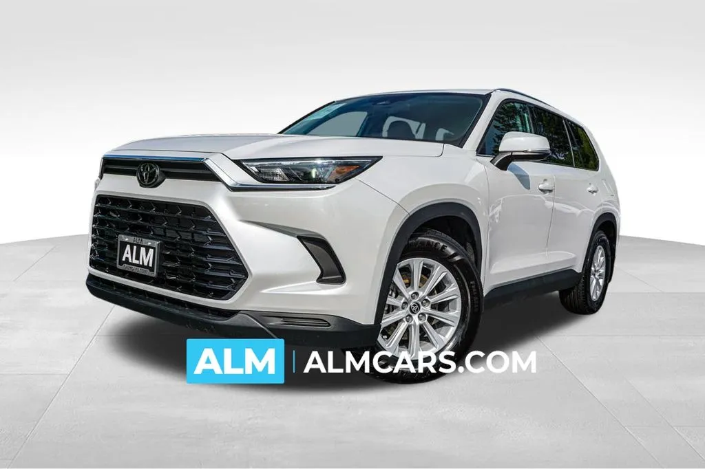 White 2024 Toyota Grand Highlander Hybrid XLE for sale in Kennesaw, GA