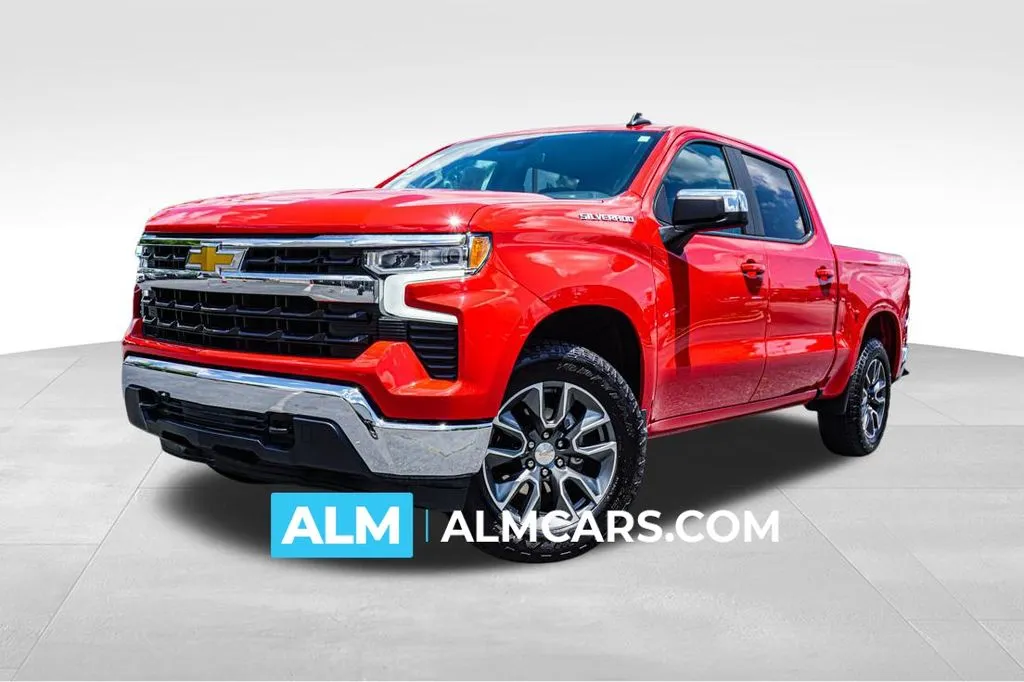 Red 2024 Chevrolet Silverado 1500 LT for sale in Kennesaw, GA