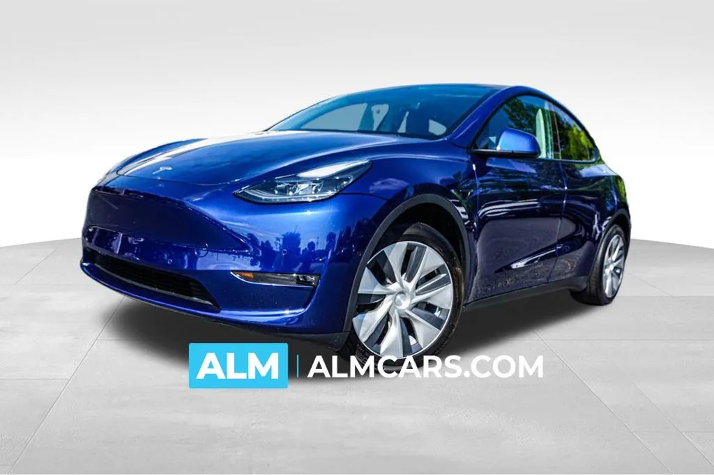 Blue 2021 Tesla Model Y Long Range for sale in Kennesaw, GA