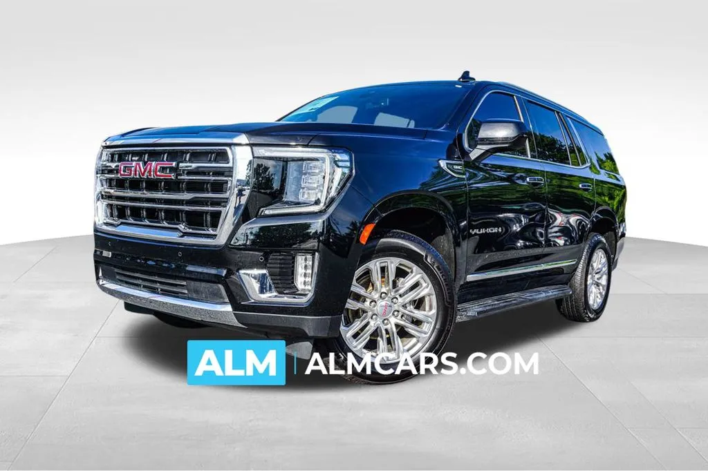 Black 2021 GMC Yukon SLT for sale in Kennesaw, GA