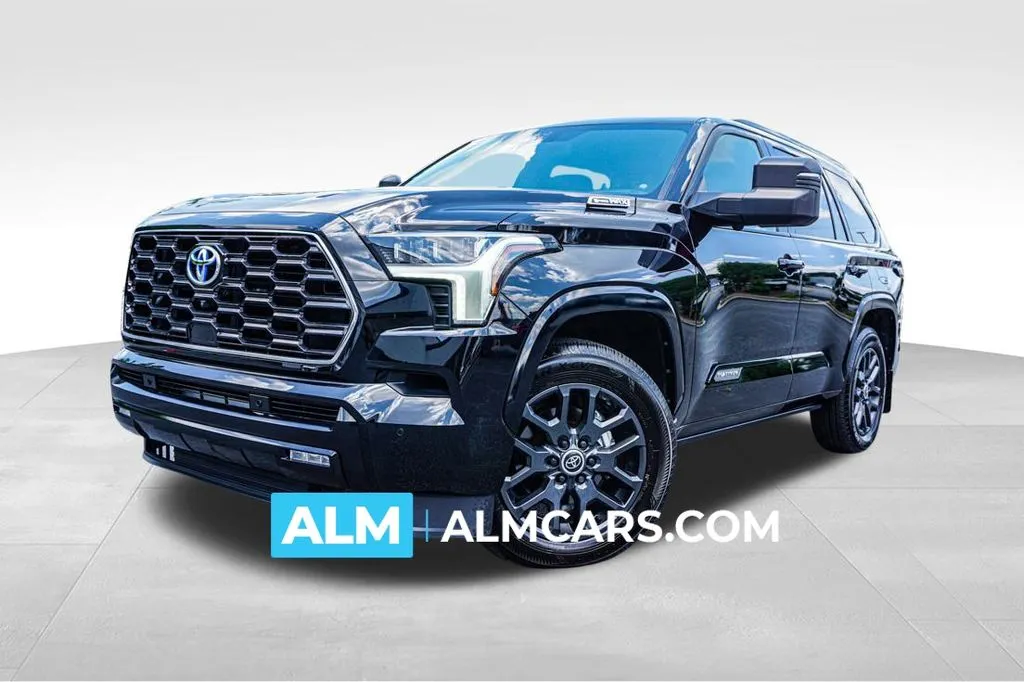 Black 2024 Toyota Sequoia Platinum for sale in Kennesaw, GA