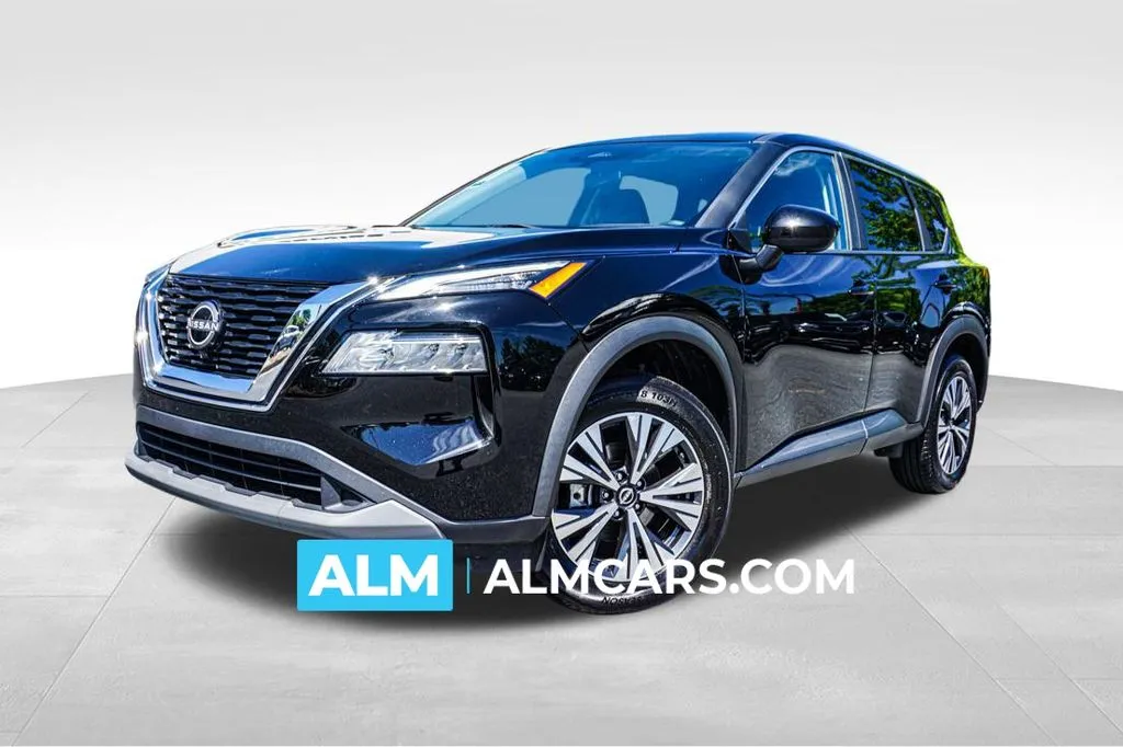 Black 2023 Nissan Rogue SV for sale in Kennesaw, GA