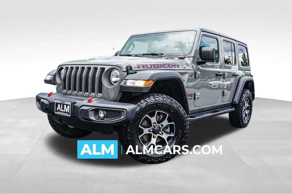 Gray 2021 Jeep Wrangler Unlimited Rubicon for sale in Kennesaw, GA