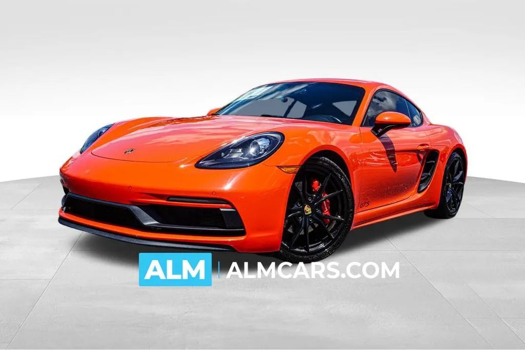 Orange 2018 Porsche 718 Cayman GTS for sale in Kennesaw, GA