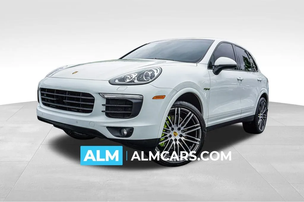 White 2017 Porsche Cayenne E-Hybrid S Platinum Edition for sale in Kennesaw, GA