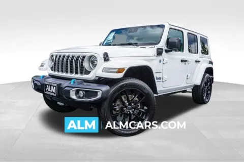 White 2024 Jeep Wrangler Sahara 4xe for sale in Kennesaw, GA