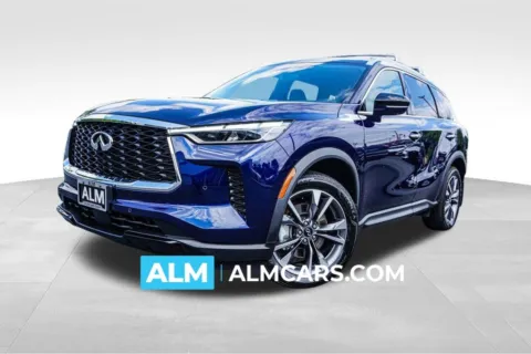 Blue 2024 INFINITI QX60 LUXE for sale in Kennesaw, GA