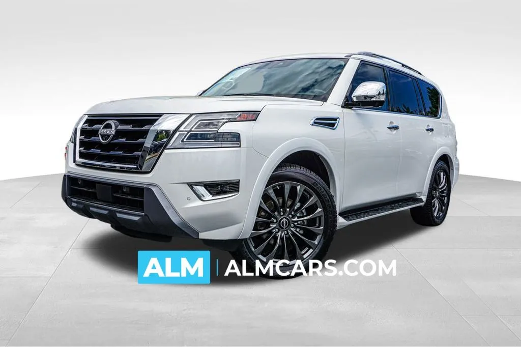 White 2023 Nissan Armada Platinum for sale in Kennesaw, GA