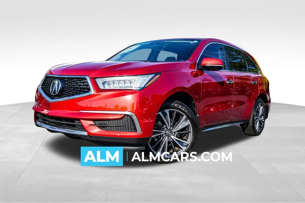 Red 2020 Acura MDX Technology for sale in Kennesaw, GA