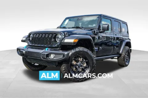 Black 2024 Jeep Wrangler Willys 4xe for sale in Kennesaw, GA
