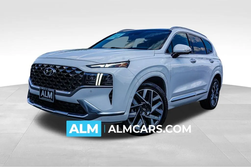 White 2023 Hyundai Santa Fe Calligraphy for sale in Kennesaw, GA