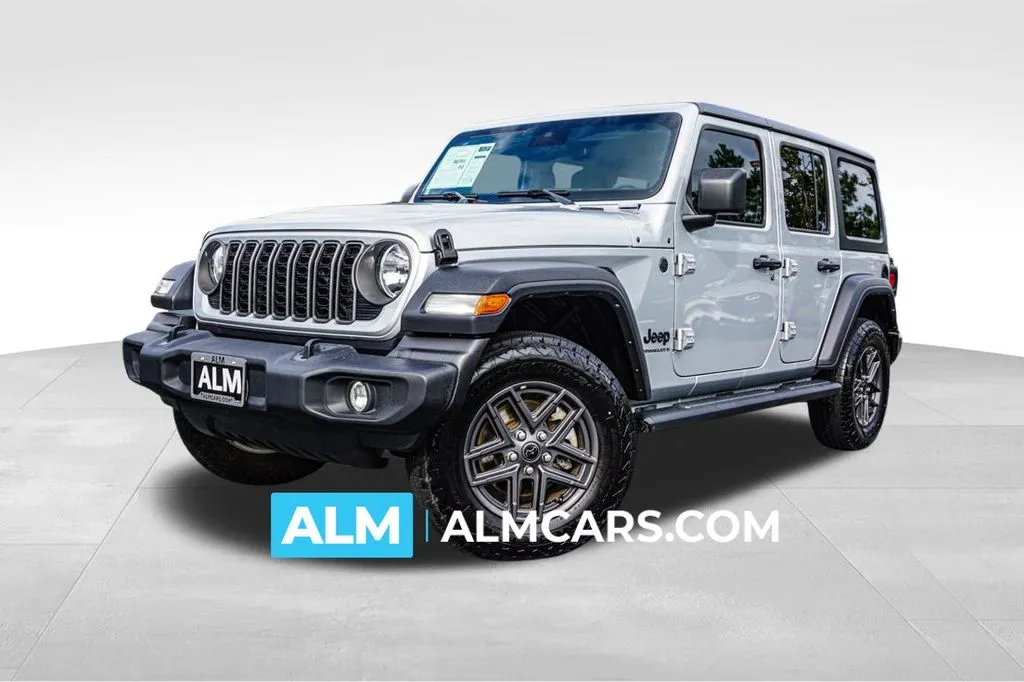 Silver 2024 Jeep Wrangler Sport S for sale in Kennesaw, GA
