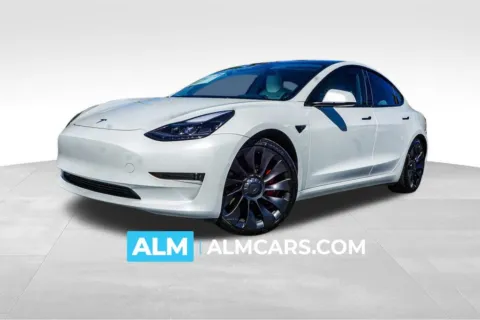 White 2022 Tesla Model 3 Performance for sale in Kennesaw, GA