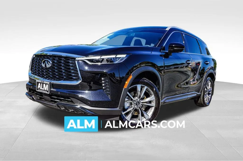 Black 2025 INFINITI QX60 LUXE for sale in Kennesaw, GA