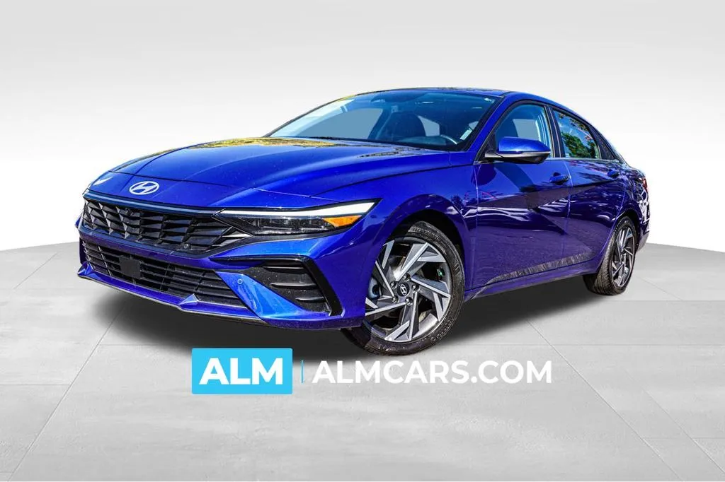 Blue 2024 Hyundai Elantra Limited for sale in Kennesaw, GA