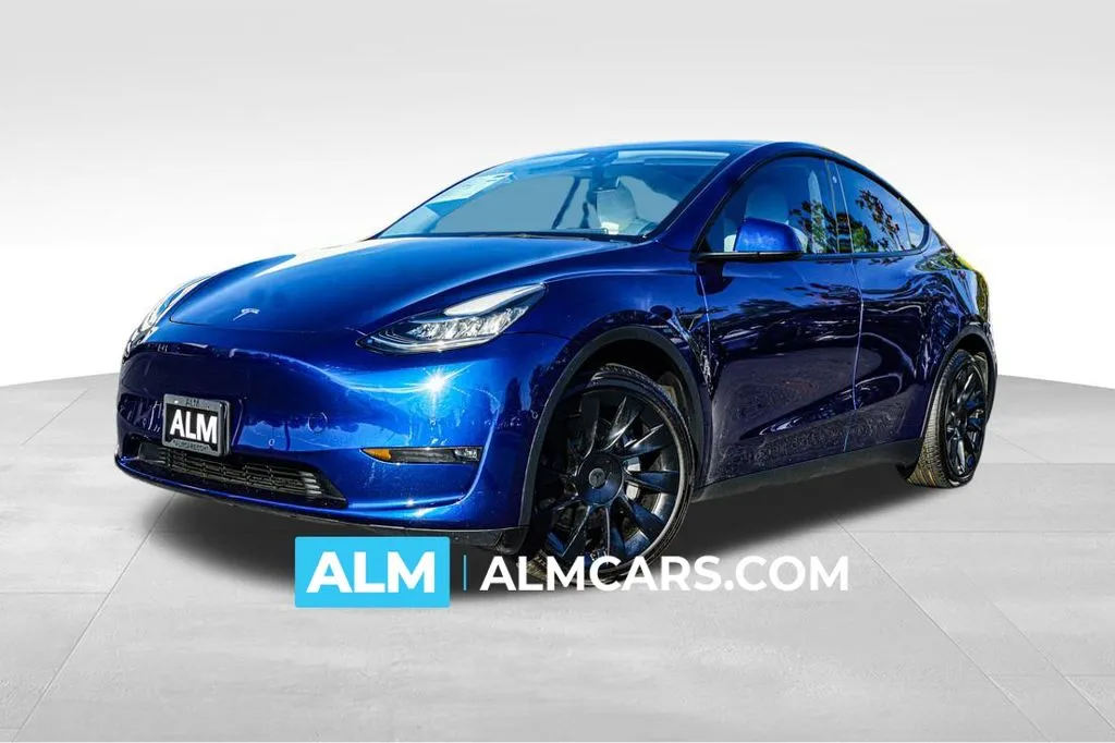 Used 2022 Tesla Model Y Long Range with VIN 7SAYGDEE5NF350357 for sale in Perry, GA