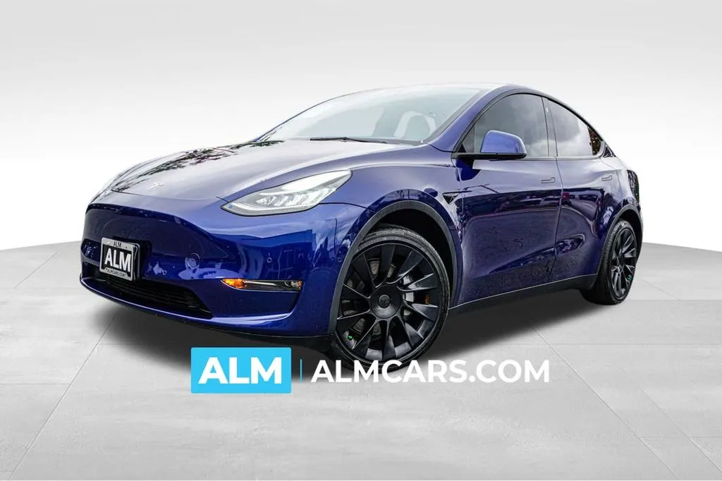 Used 2022 Tesla Model Y Long Range with VIN 7SAYGDEE5NF350357 for sale in Perry, GA