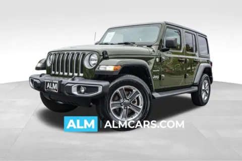 Green 2021 Jeep Wrangler Unlimited Sahara for sale in Kennesaw, GA